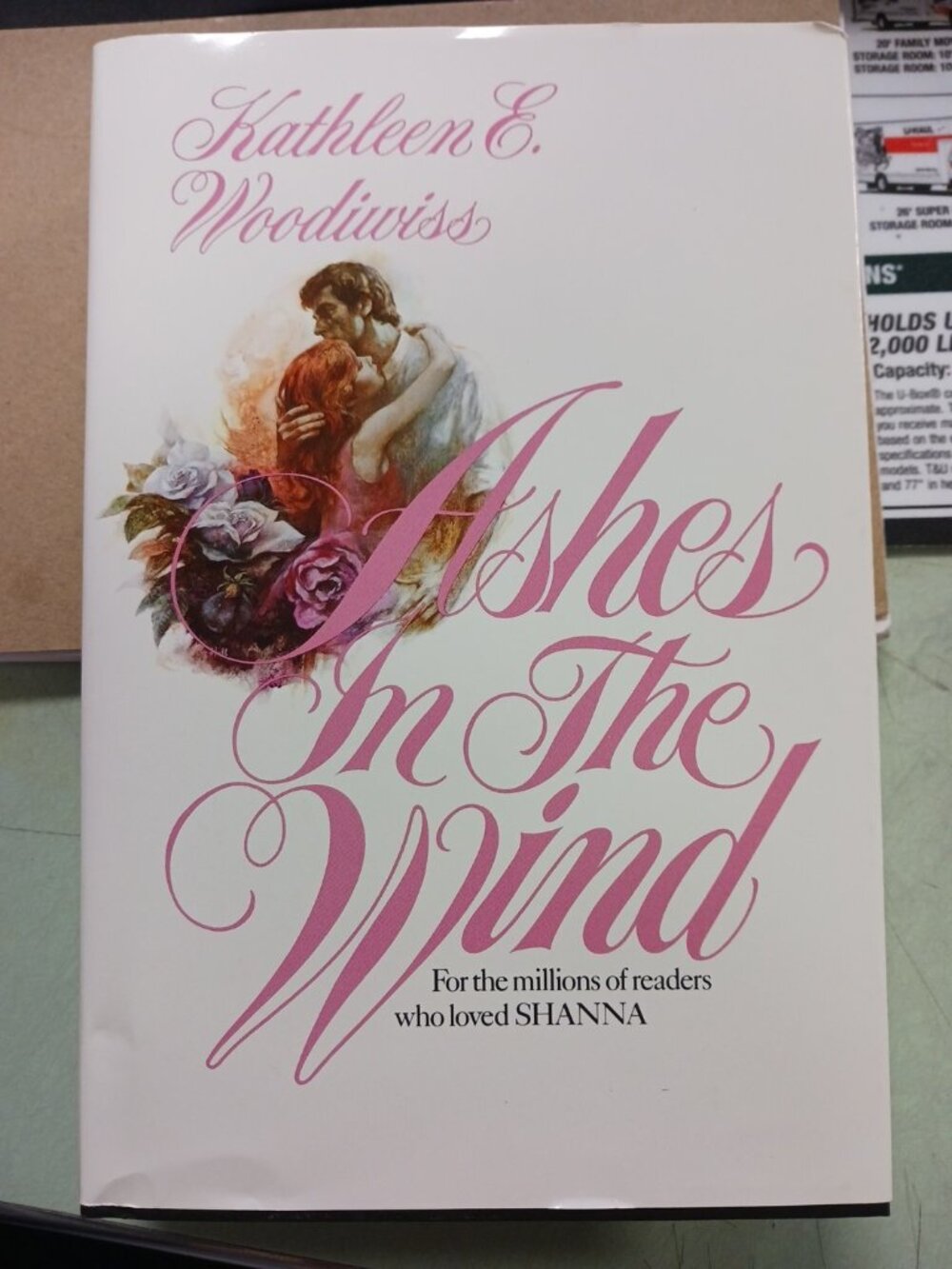 Ashes in the Wind by Kathleen E. Woodiwiss (1979) BCE HC/DJ